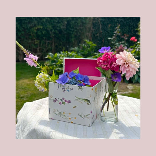 3 italienske gaveæsker – vilde blomster | Kartos