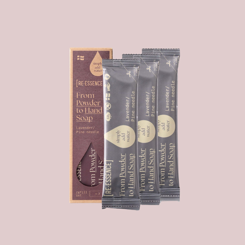 Re-Essence håndsæbe refill 3 stk. | Lavendel & fyrrenål