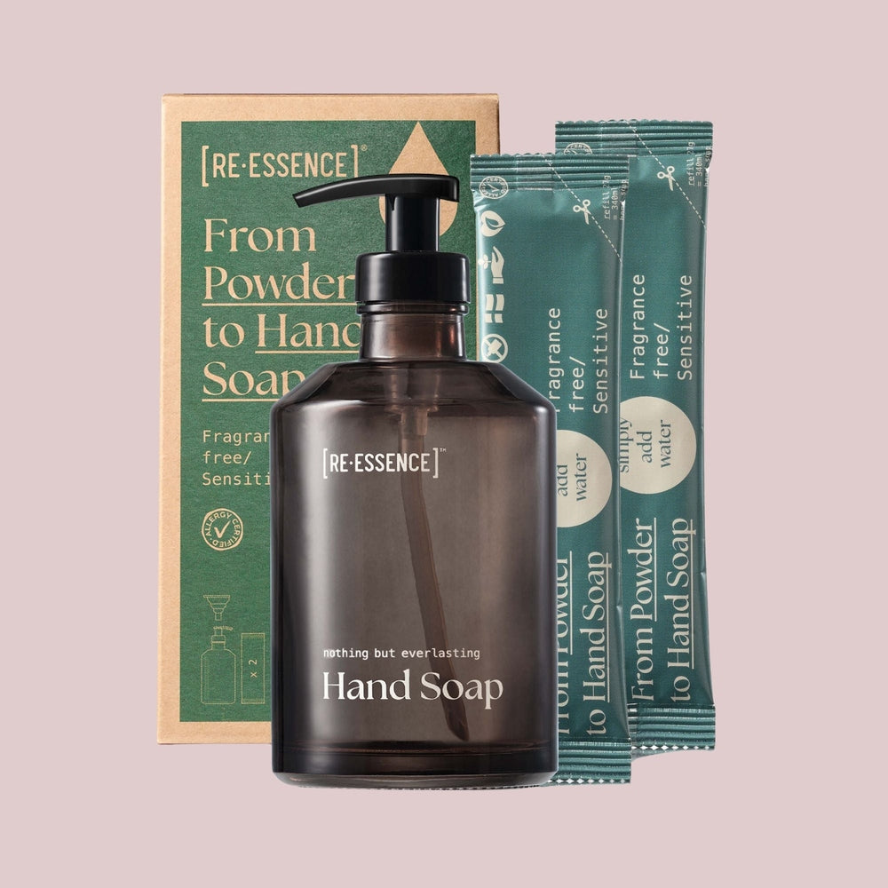 Re-Essence sæbedispenser + 2 refills | Parfumefri