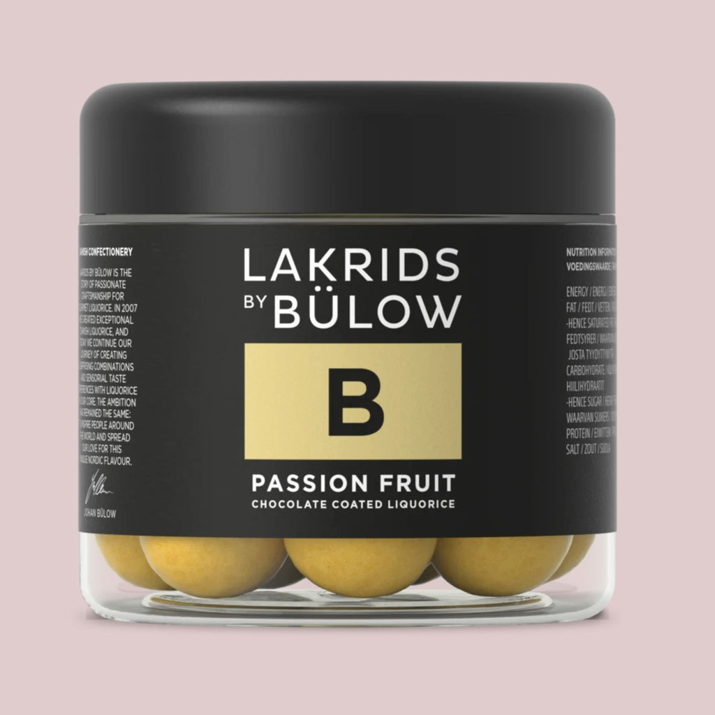 B – Passion Fruit 115 g | Lakrids by Bülow