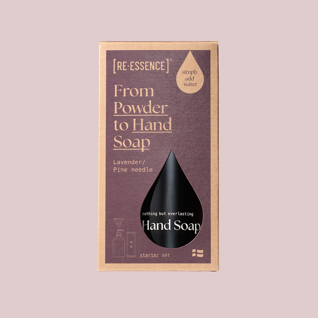 Re-Essence sæbedispenser + 2 refills | Lavendel & fyrrenål
