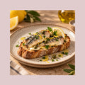Cântara sardiner i olivenolie med citron, 120 g 