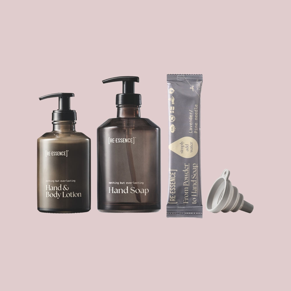 Re-Essence Håndsæbe + Hånd og Body Lotion | Lavendel & fyrrenål
