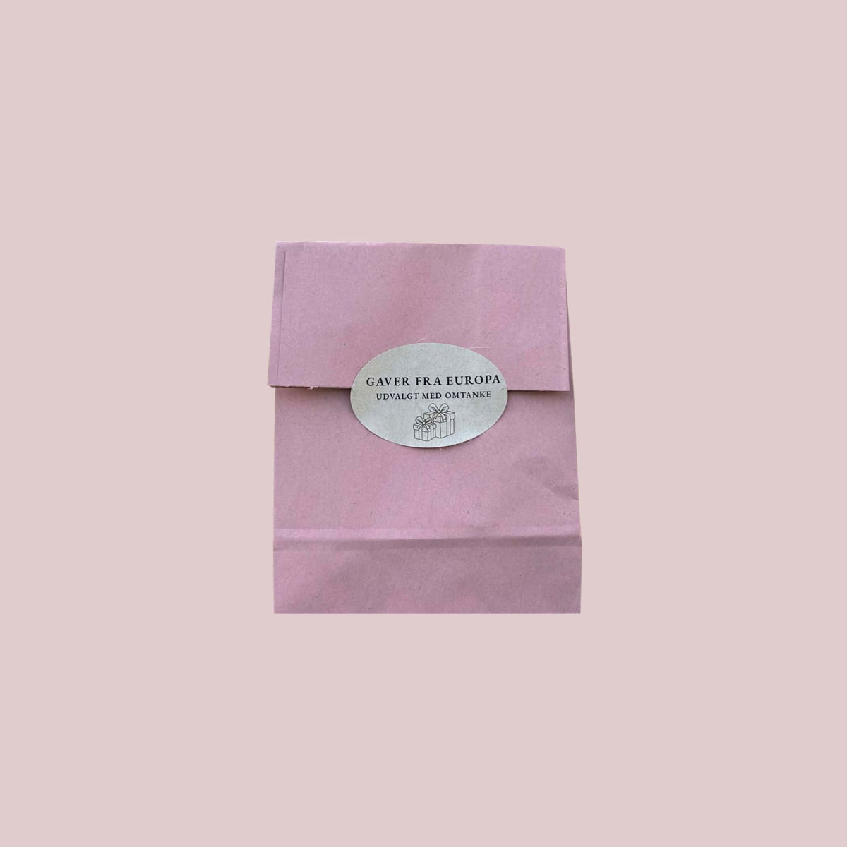 Gavepose i genbrugspapir 24,5 × 12 × 7 cm