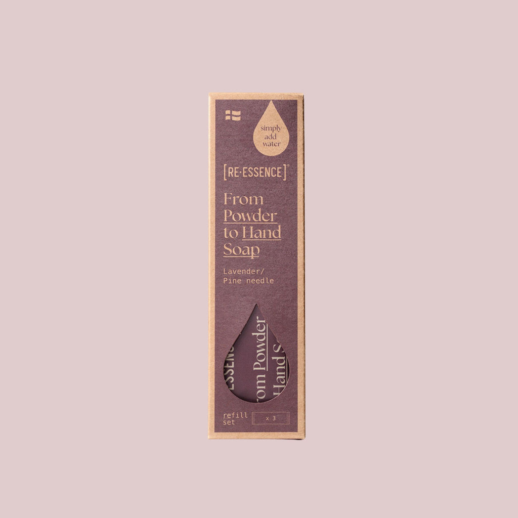 Re-Essence håndsæbe refill 3 stk. | Lavendel & fyrrenål