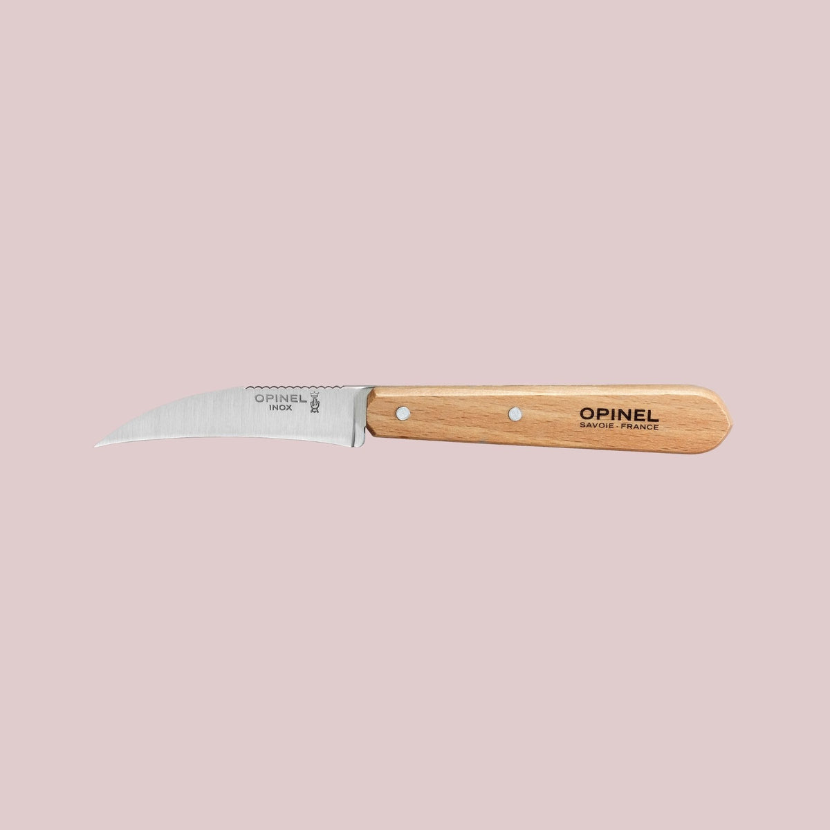Opinel Les Essentiels sæt med 4 køkkenknive i bøgetræ og rustfri stålklinger