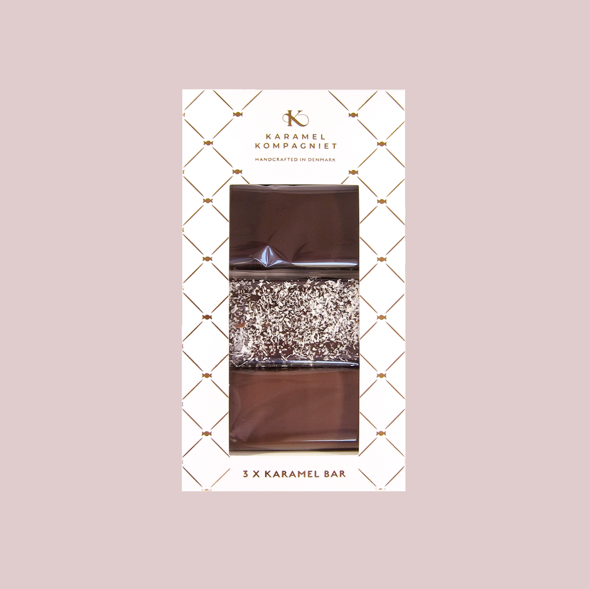 Karamel Kompagniet - Chokoladeovertrukken Karamel Bar Gaveæske 3 stk., 150 g