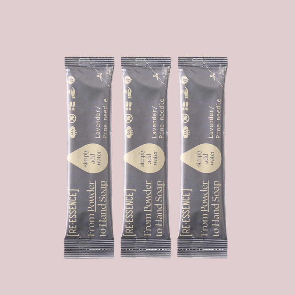 Re-Essence håndsæbe refill 3 stk. | Lavendel & fyrrenål