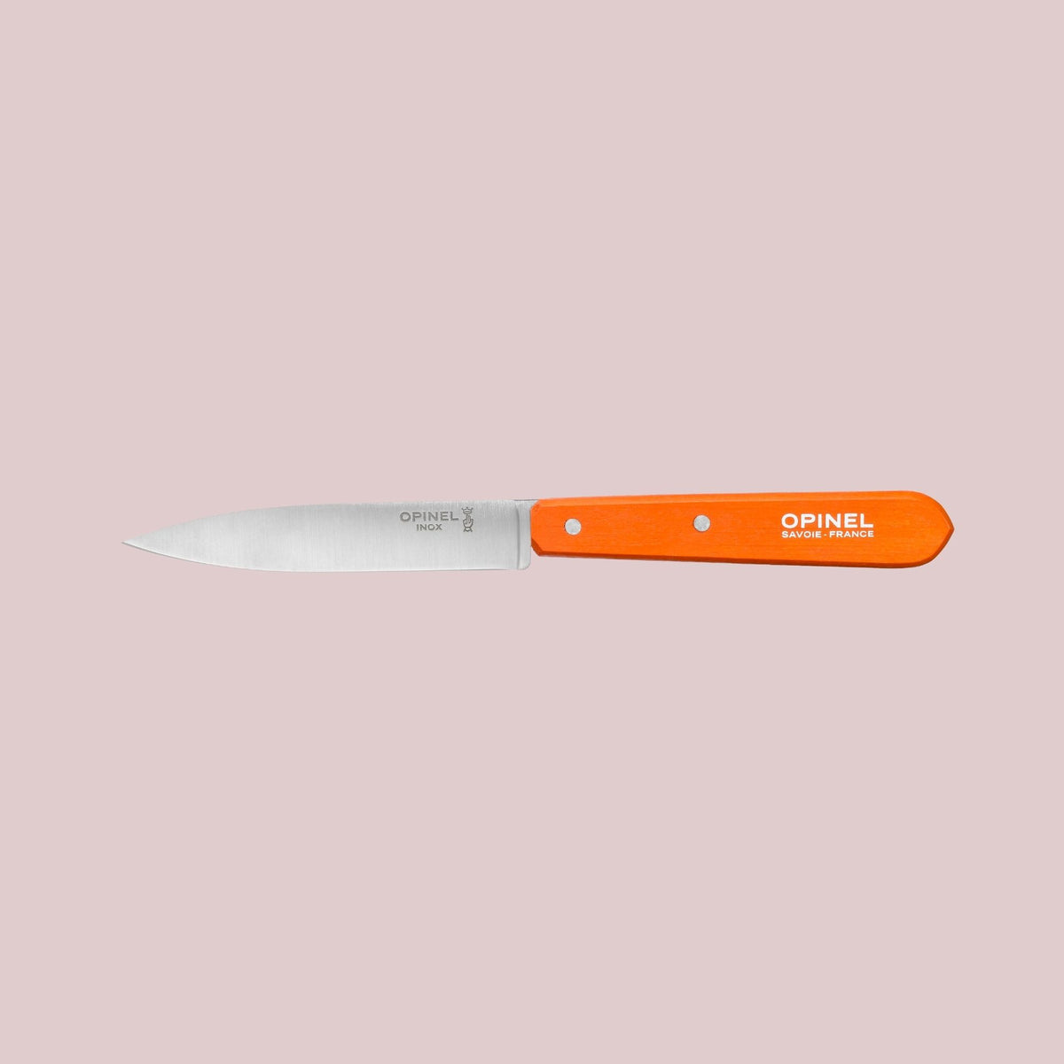 Opinel Les Essentiels Fifties sæt med 4 farverige køkkenknive i avnbøg