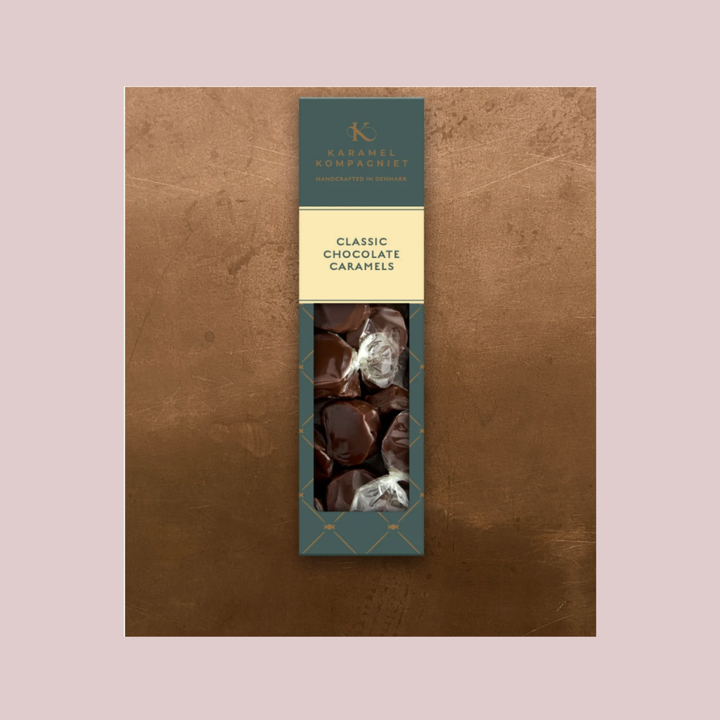 Karamel Kompagniet chokoladekarameller 138 g – bløde, håndlavede gourmetkarameller fra Bornholm