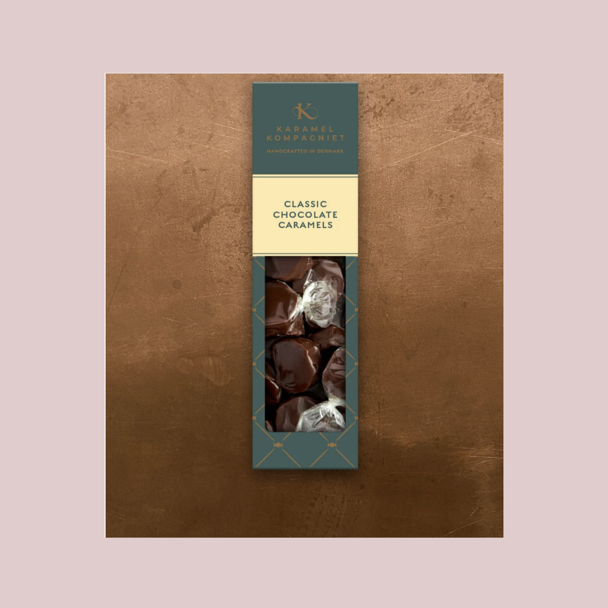 Karamel Kompagniet chokoladekarameller 138 g – bløde, håndlavede gourmetkarameller fra Bornholm