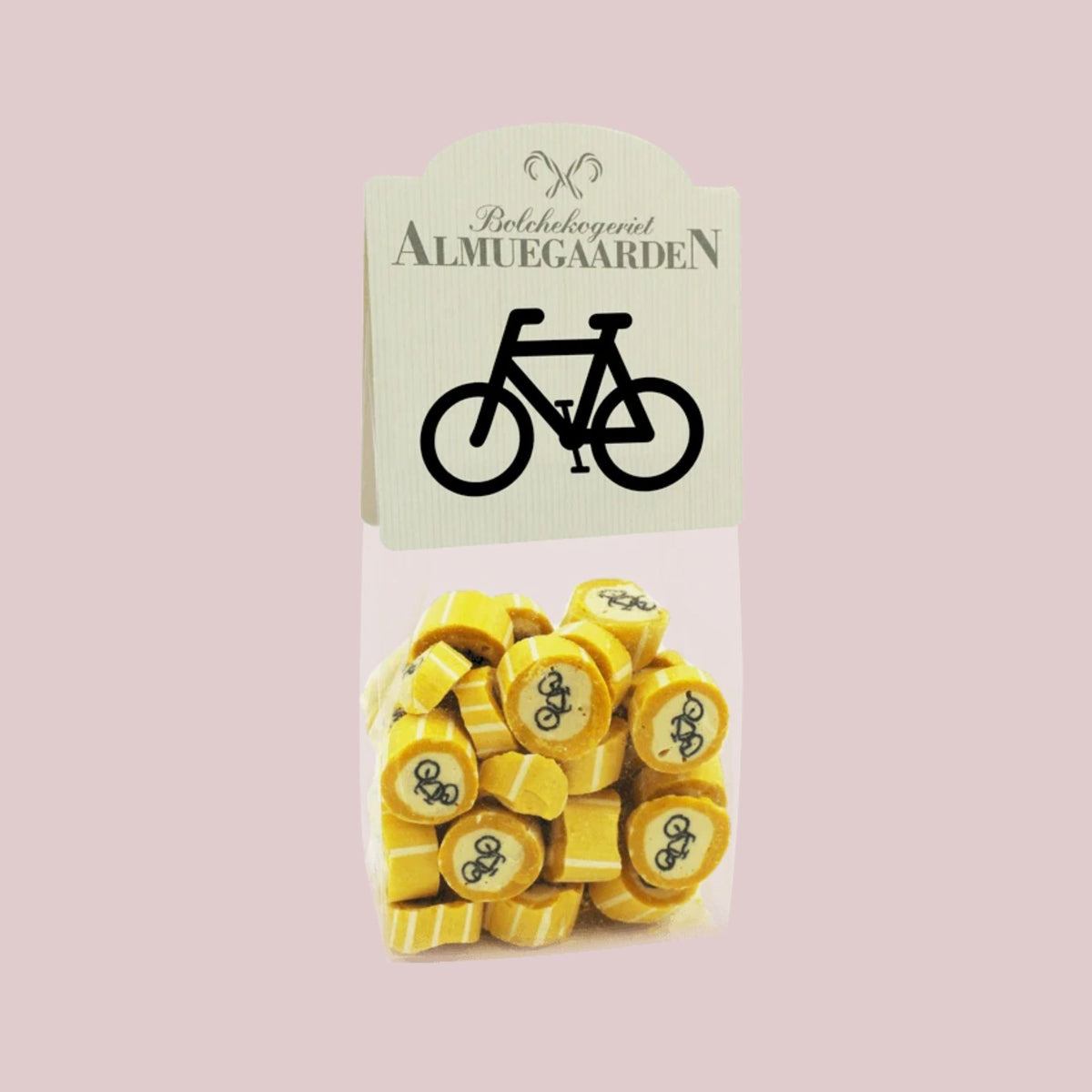 Cykelbolcher med passionsfrugt 110 g | Almuegaarden