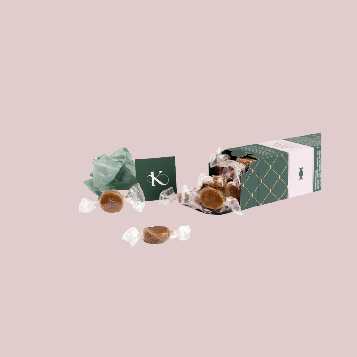 Karamel Kompagniet flødekarameller 138 g – bløde, håndlavede gourmetkarameller fra Bornholm