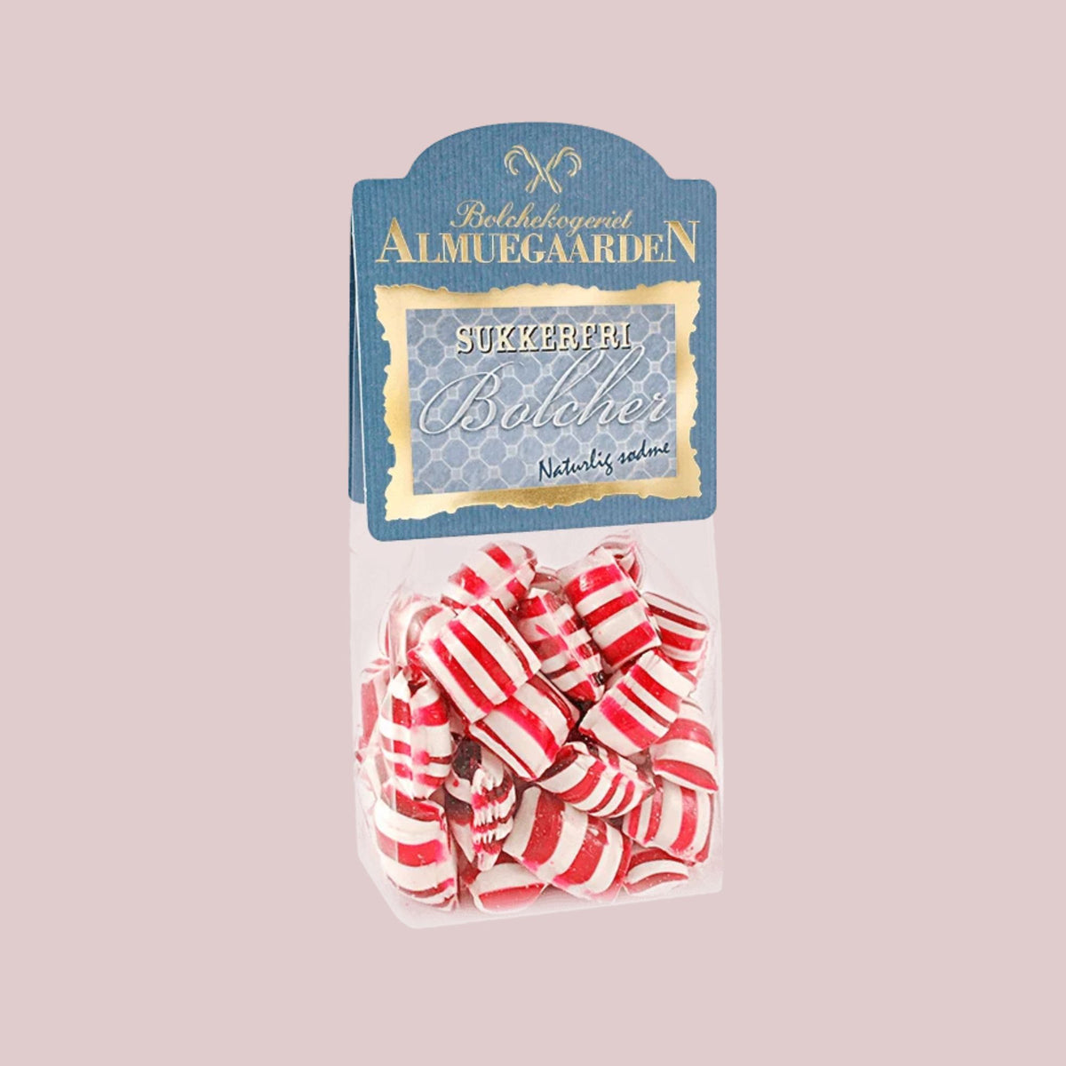 Sukkerfri pebermyntebolcher 110 g | Almuegaarden