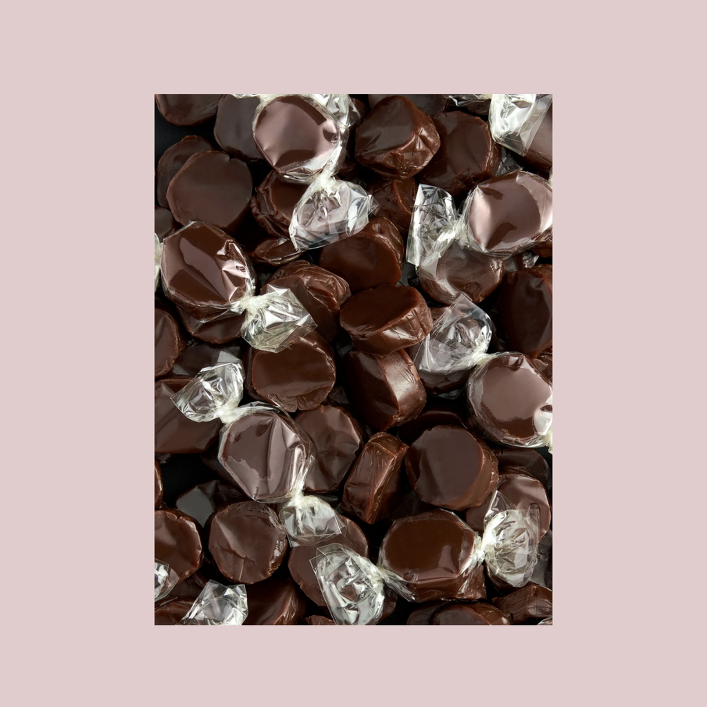 Karamel Kompagniet chokoladekarameller 138 g – bløde, håndlavede gourmetkarameller fra Bornholm