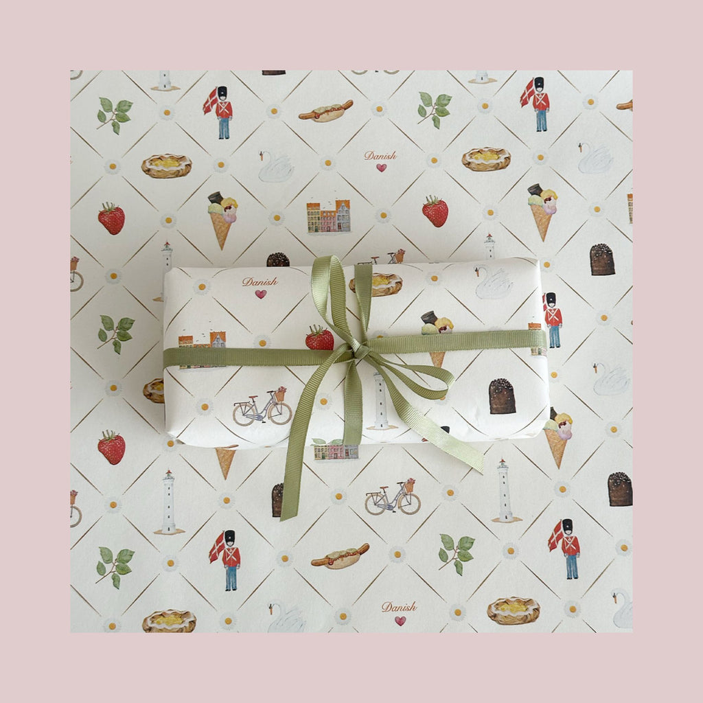 Gavepapir Danish 5 m | Annemette Voss