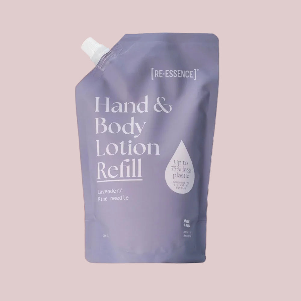 Re-Essence: Hånd & Body Lotion Refill Lavendel/Fyrrenål 500ml