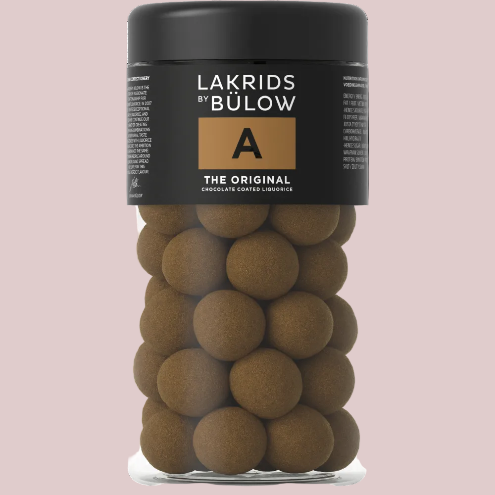 A Sød lakrids overtrukket med mælkechokolade 270g, Lakrids by Bülow