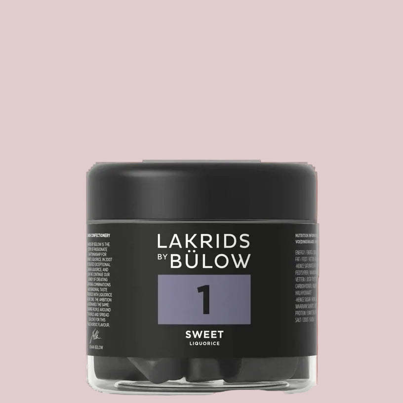 NO. 1  Sød lakrids 150g, Lakrids by Bülow